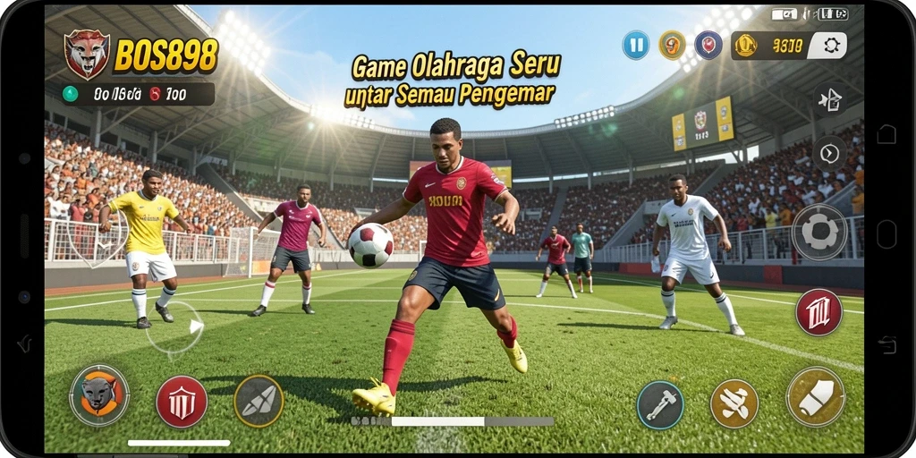 Tampilan menarik dari gameplay mendebarkan di BOS898.