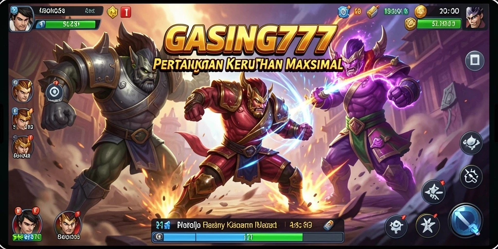 Gameplay GASING777 yang menegangkan dengan aksi pertarungan spektakuler.