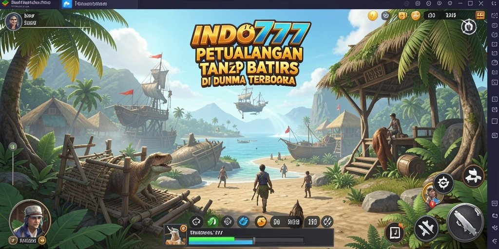 Tangkapan layar menampilkan petualangan seru di dunia terbuka INDO777.