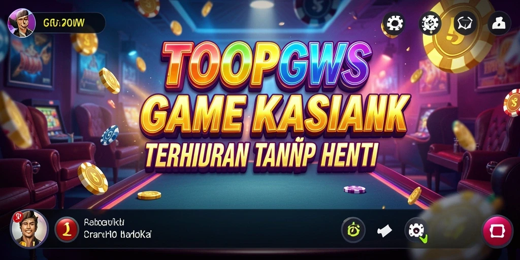 Tampilan menarik dari gameplay Kasino TOOPGWS yang memukau.